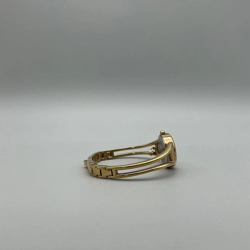 Anne Klein Womens Watch 19mm Silver Gold Tone Bangle 10/5396 New Battery 5.75